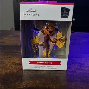 Hallmark Pumpkin King Ornament - Orange and Black